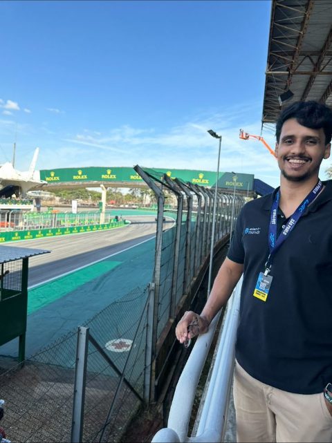 Pista de Interlagos durante o GP de São Paulo